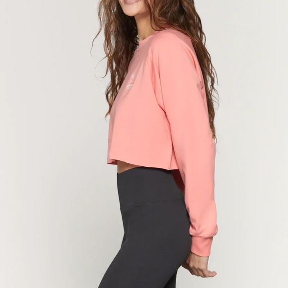 New with tags Spiritual Gangster Easy Izzy Crop Sweatshirt - Picture 3 of 4